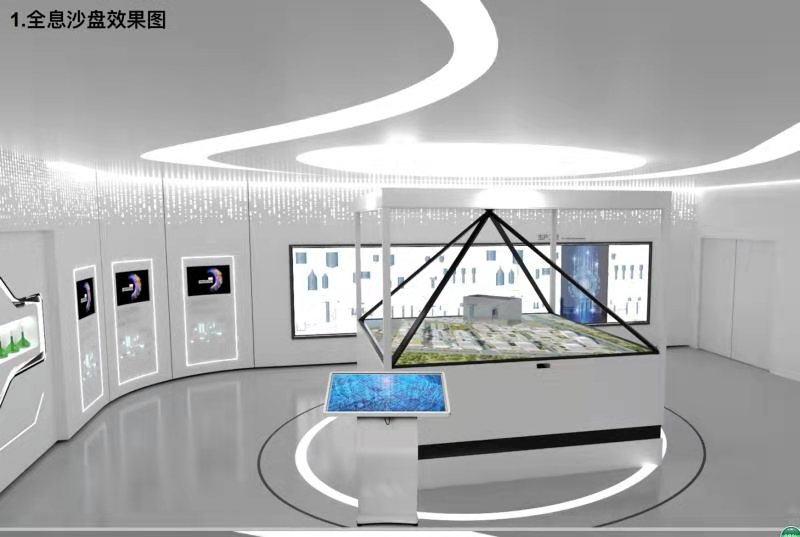 全息沙盘3d全息投影沙盘bim建筑全息电子沙盘应用领域