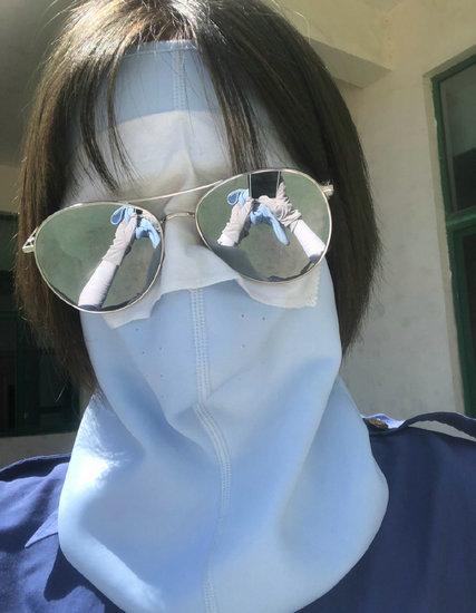 女生为了防晒能做到什么地步？亲妈都认不出来系列，了解一下