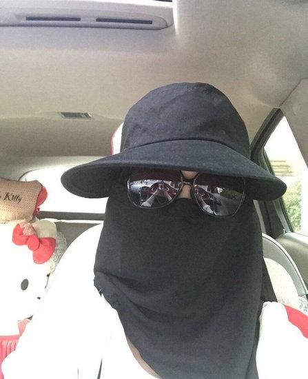 女生为了防晒能做到什么地步？亲妈都认不出来系列，了解一下