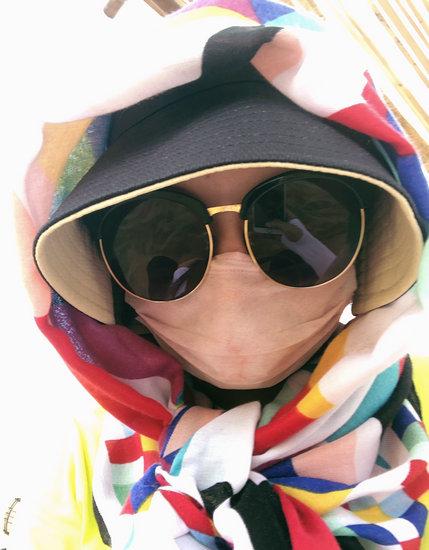 女生为了防晒能做到什么地步？亲妈都认不出来系列，了解一下