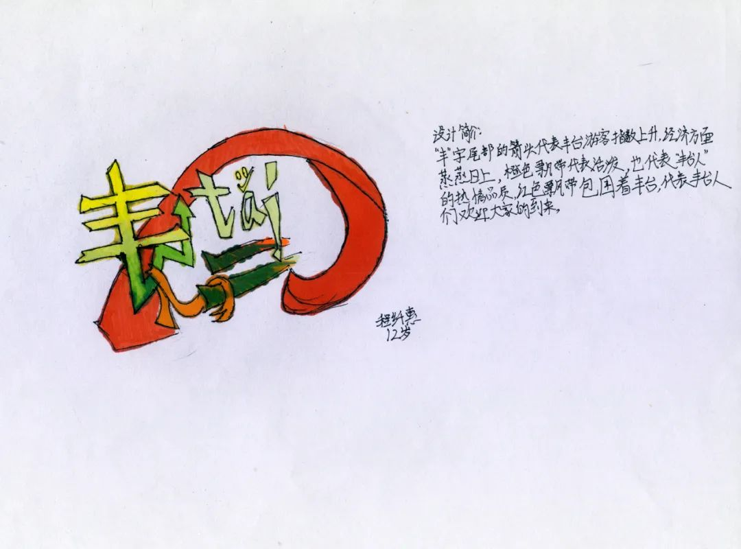 小手绘出大未来：小朋友们参与“文旅丰台”Logo绘画设计活动
